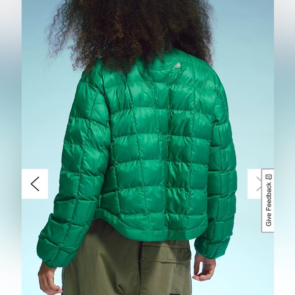 The Arrivals Women's Green Puffer Jacket - Picture 8 of 8